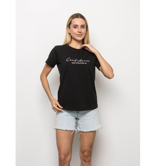 Футболка Норма чорна Confidence Футболка Норма чорна Confidence
