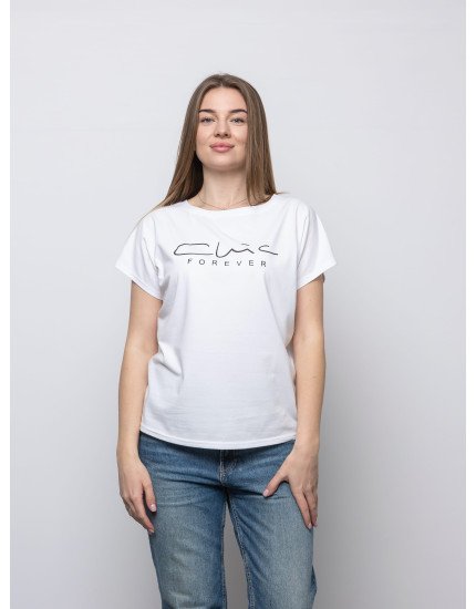 Футболка MONO біла Clic forever