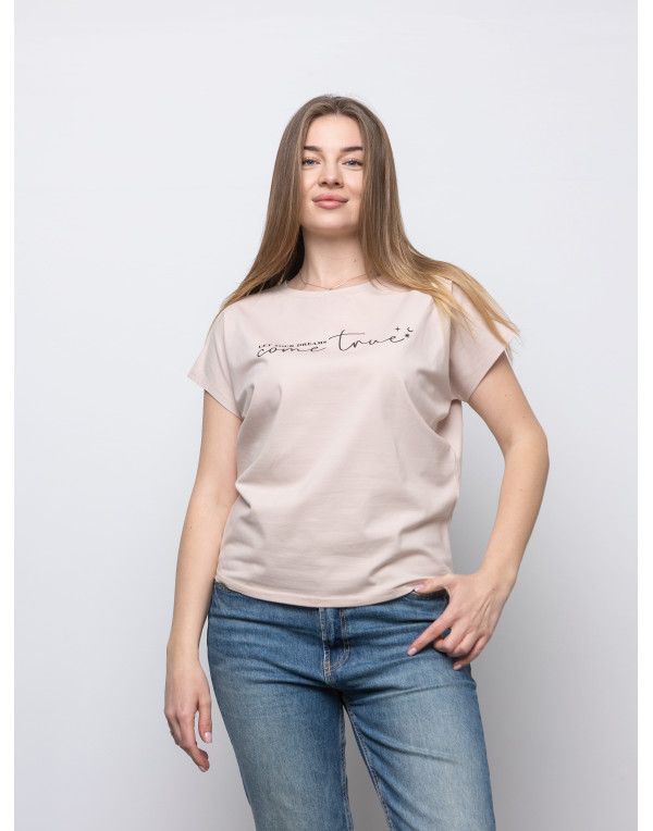 Футболка MONO бежева Come true