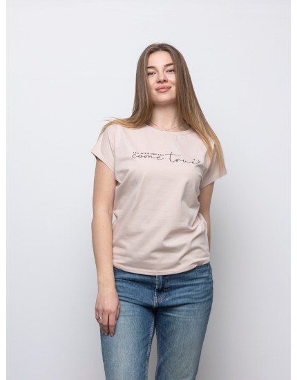 Футболка MONO бежева Come true