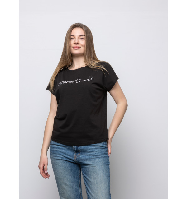 Футболка MONO чорна Come true