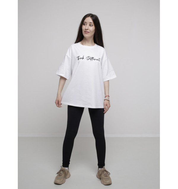 Футболка WIDE біла Think Different