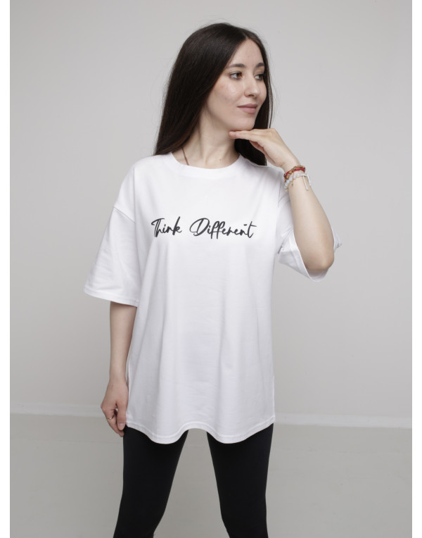 Футболка WIDE біла Think Different
