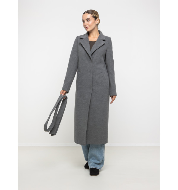 Пальто Інна сіре