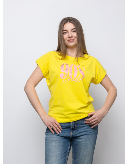 Футболка MONO лимонна 90s Babe