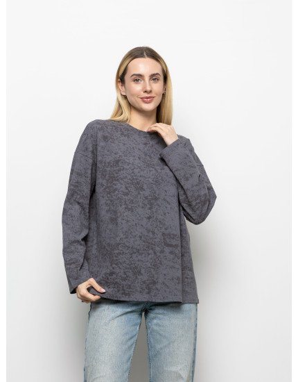 Футболка Long Sleeve Suprem графіт